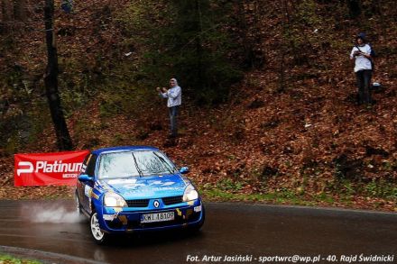 Mirosław Włodarczyk i Marek Kaczmarek - Renault Clio Sport.